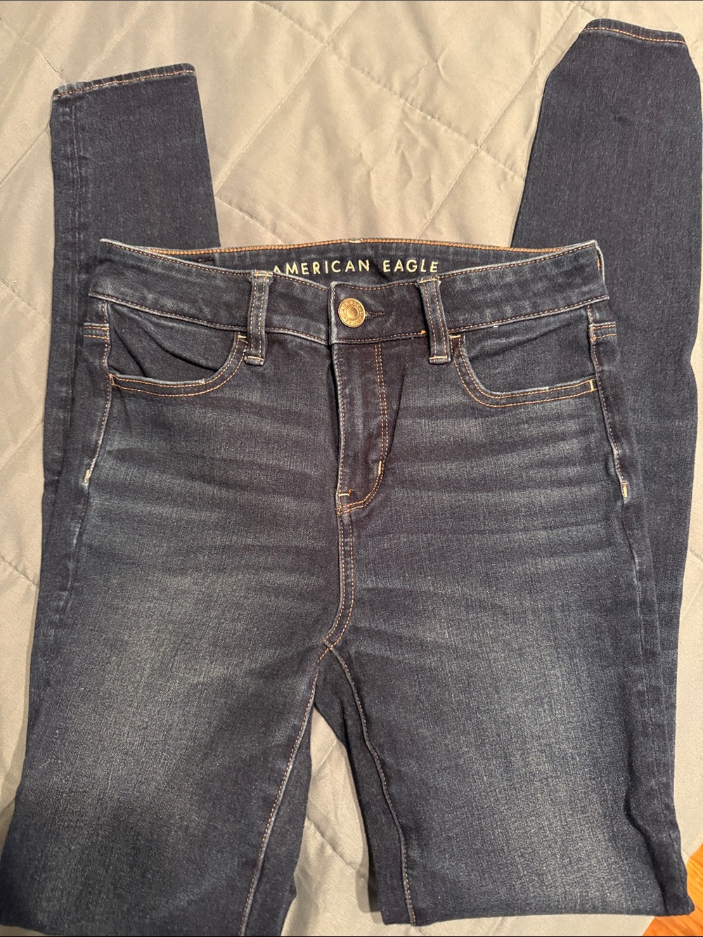 American Eagle Outfitters Women’s Dark Blue Skinny Jeans